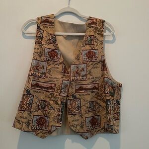 Vintage western vest